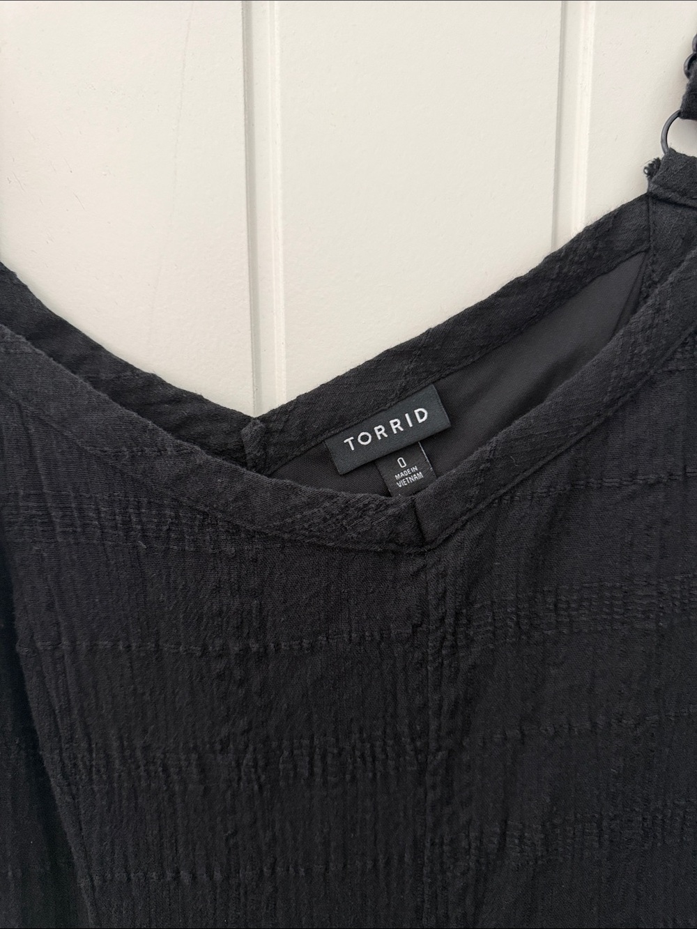 torrid Black Textured V-Neck dress